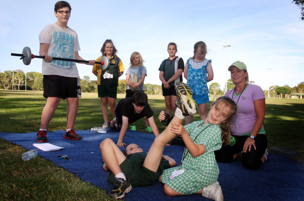 Caboolture FITERACY team with Exercise Physiologist Brodie Cambourne. Caboolture FITERACY team with Exercise Physiologist Brodie Cambourne.