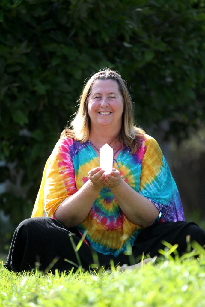 Cathy McVeigh, coordinator of the Lightworkers Festival, is helping people find a way to live a better life. Cathy McVeigh, coordinator of the Lightworkers Festival, is helping people find a way to live a better life.