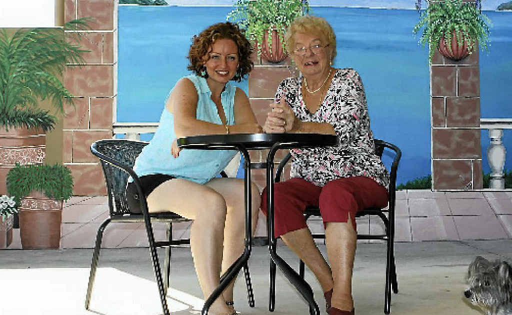 Whitsunday artist Suzi Hancock painted a mural for her nanna Ilse Janicki, which has become a talking point for people walking beside the lake off Abell Road, Cannonvale. Whitsunday artist Suzi Hancock painted a mural for her nanna Ilse Janicki, which has become a talking point for people walking beside the lake off Abell Road, Cannonvale.