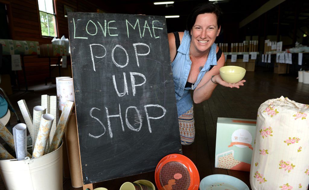 Peta O'Neill at Love Mae pop up Market in Stokers Siding. Photo: John Gass / Daily News Peta O'Neill at Love Mae pop up Market in Stokers Siding. Photo: John Gass / Daily News