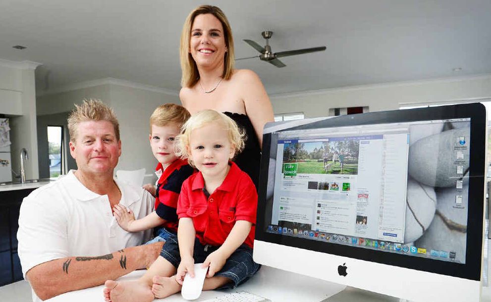 WELCOME: Darren and Amanda Smith and their children Zac, three, and Carter, 20 months are happy in their new community. WELCOME: Darren and Amanda Smith and their children Zac, three, and Carter, 20 months are happy in their new community.