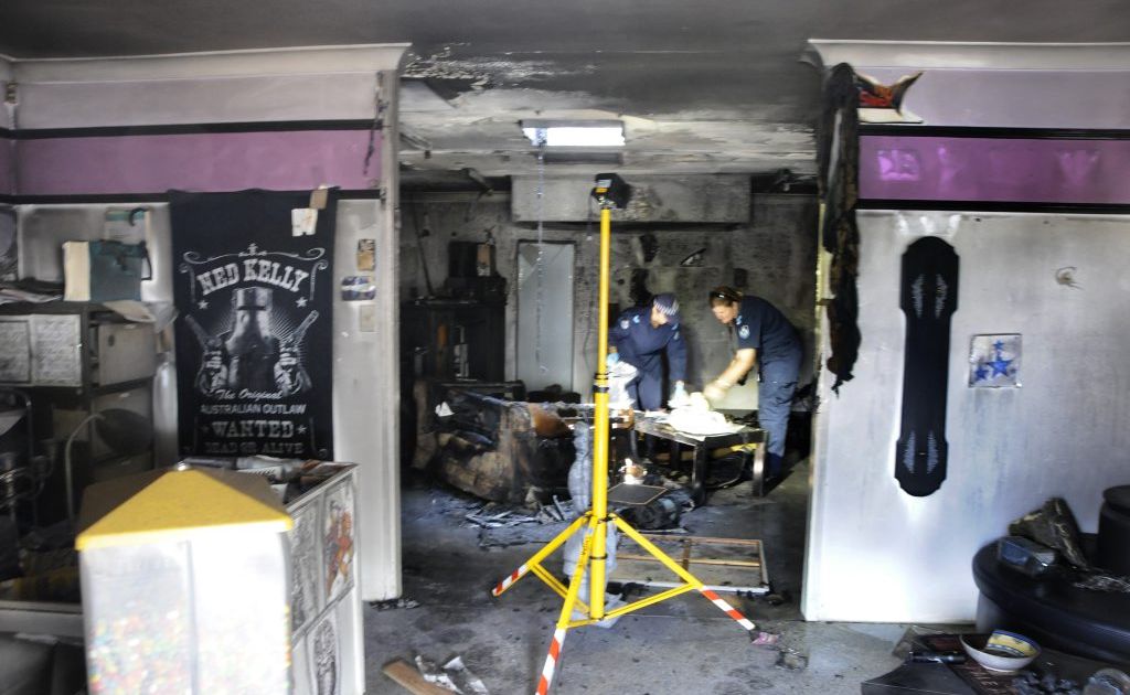 The Oakey tattoo shop Ink Sane Custom Tattoos was destroyed in a fire on Friday night. The Oakey tattoo shop Ink Sane Custom Tattoos was destroyed in a fire on Friday night.