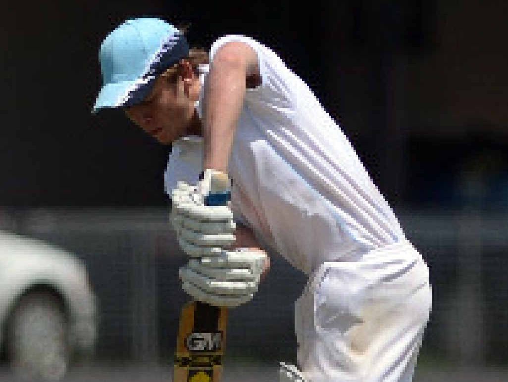 PLAYING STRAIGHT: Jarryd Thompson batting for Ballina. PLAYING STRAIGHT: Jarryd Thompson batting for Ballina.