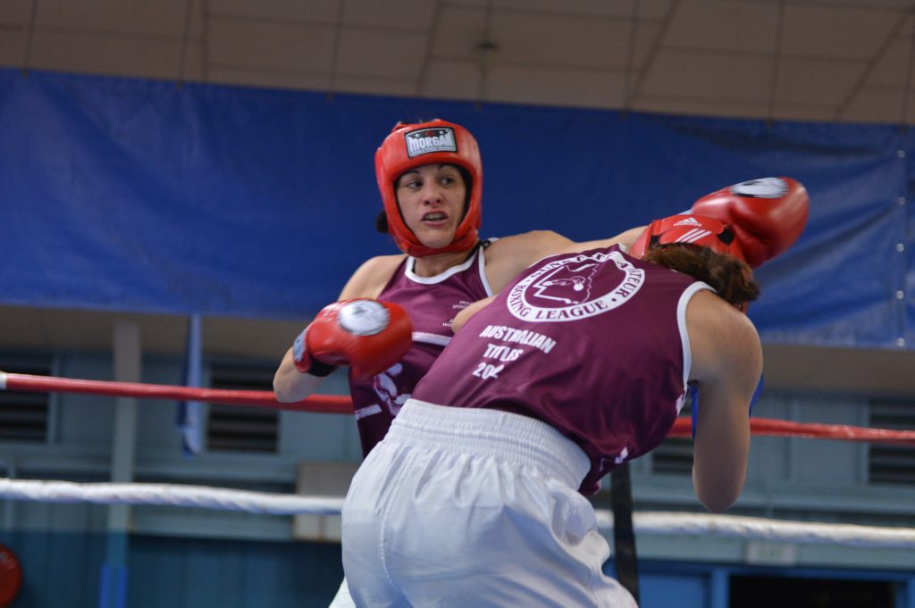 CQMMA's Shari Ranger is back in the ring after a six year break from the sport. Photo: Lee Constable / The Daily Mercury.
CQMMA's Shari Ranger is back in the ring after a six year break from the sport. Photo: Lee Constable / The Daily Mercury.