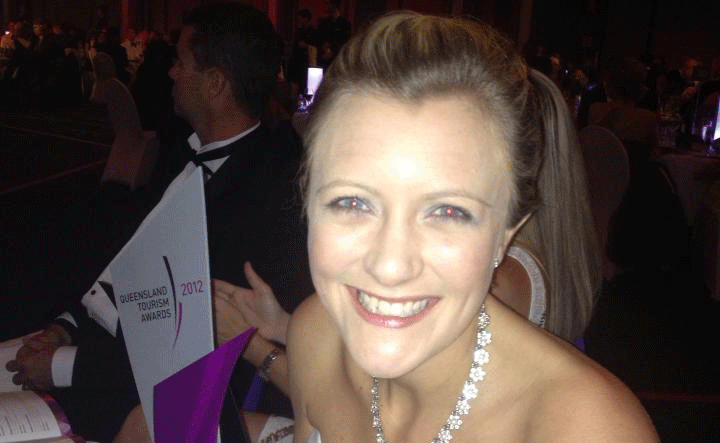 Local tourism worker Danielle Krista received the Young Achievers Award at the recent Queensland tourism awards. Local tourism worker Danielle Krista received the Young Achievers Award at the recent Queensland tourism awards.