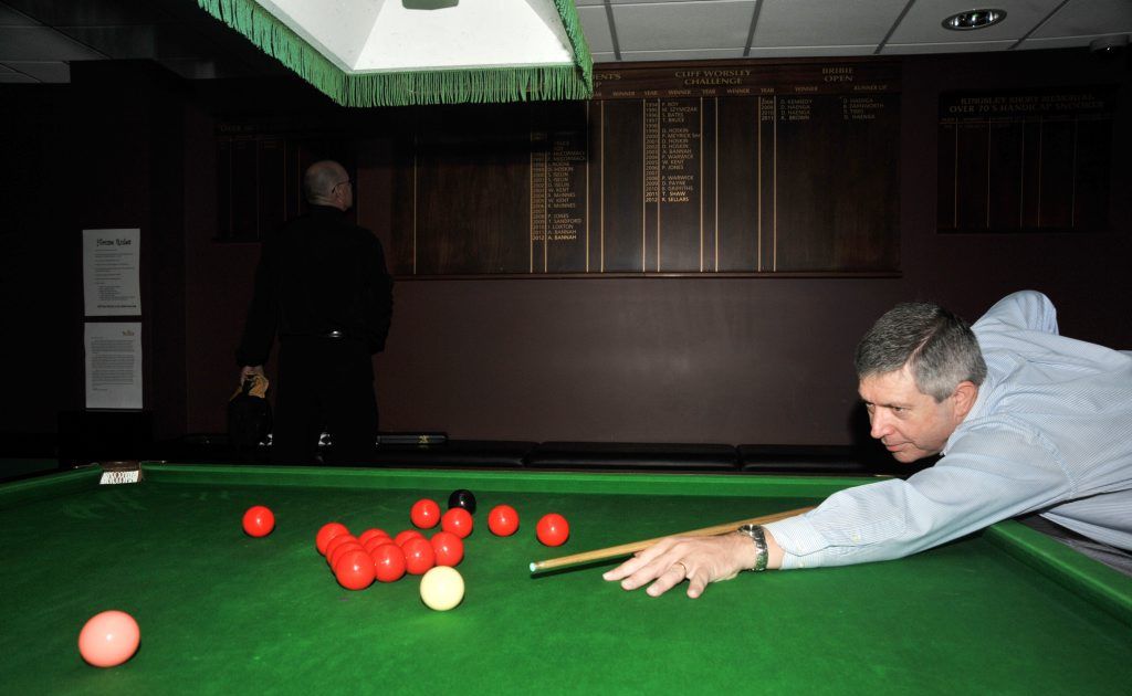 Graham Baker, tournament director, at the Bribie Open Snooker Tournament 2012 Photo: Iain Curry / Sunshine Coast Daily Graham Baker, tournament director, at the Bribie Open Snooker Tournament 2012 Photo: Iain Curry / Sunshine Coast Daily