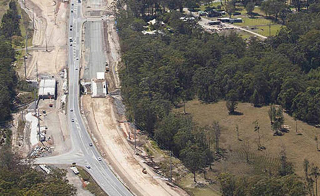 The Moonee Beach overpass will open to traffic in the next six months. The Moonee Beach overpass will open to traffic in the next six months.