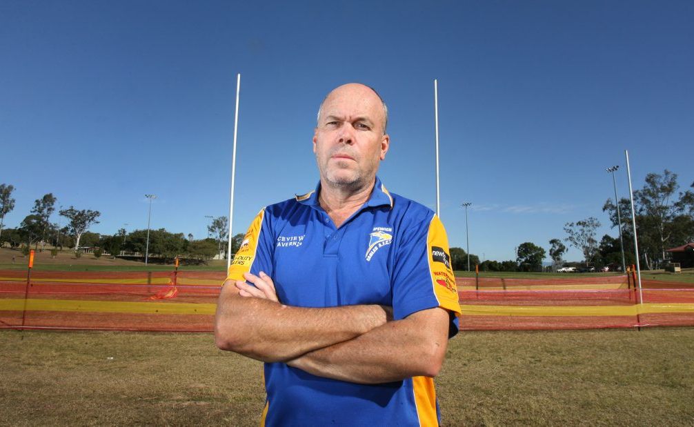 Ipswich Eagles Australian Rules Football Club president Mick Whiteley. Ipswich Eagles Australian Rules Football Club president Mick Whiteley.