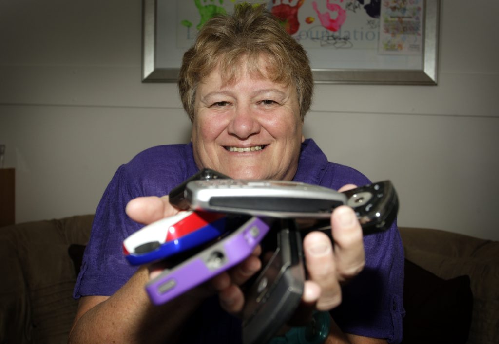 Leukaemia Foundation Caboolture branch president Jane McMillan is looking for mobile phones to help raise funds for patient support. Photo Vicki Wood / Caboolture News Leukaemia Foundation Caboolture branch president Jane McMillan is looking for mobile phones to help raise funds for patient support. Photo Vicki Wood / Caboolture News