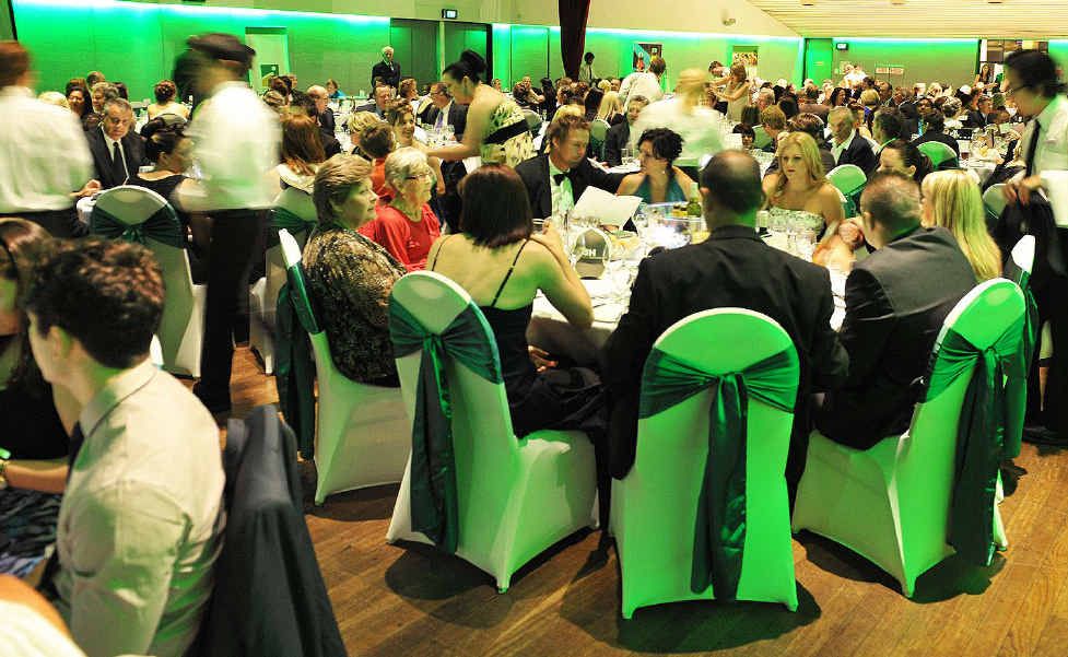 ACHIEVERS CELEBRATE: Award finalists and their guests enjoy the recent QT-City of Ipswich Sports Awards gala function at the Ipswich Civic Centre. The Ipswich Sports House team organised the night. ACHIEVERS CELEBRATE: Award finalists and their guests enjoy the recent QT-City of Ipswich Sports Awards gala function at the Ipswich Civic Centre. The Ipswich Sports House team organised the night.