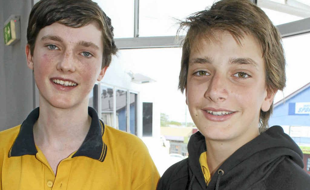 REVIVAL TRIP: Southern Cross School K-12 students Tim Eddy (left) and Owen Taylor are heading to Japan for two weeks to see the recovery efforts following last year’s tsunami and earthquake. REVIVAL TRIP: Southern Cross School K-12 students Tim Eddy (left) and Owen Taylor are heading to Japan for two weeks to see the recovery efforts following last year’s tsunami and earthquake.
