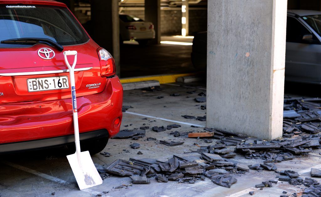 Damage at Saytai resort at Casuarina Beach. Photo: John Gass / Daily News Damage at Saytai resort at Casuarina Beach. Photo: John Gass / Daily News
