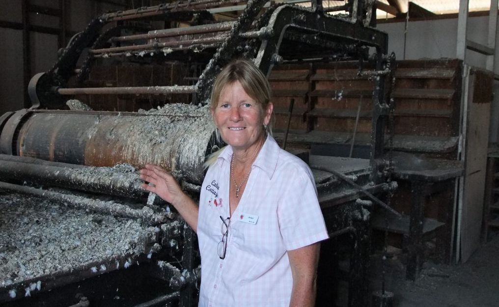 WORK IN PROGRESS: Jacqui Brown knows restoring the old Monto Herald building will be hard work. WORK IN PROGRESS: Jacqui Brown knows restoring the old Monto Herald building will be hard work.