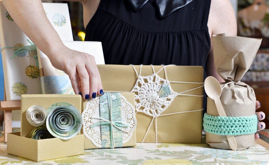Kyla D'Aubbonnett adds the finishing touches to some beautifully wrapped Christmas gifts. Cultiver will host gift wrapping workshops from Saturday, December 8. Kyla D'Aubbonnett adds the finishing touches to some beautifully wrapped Christmas gifts. Cultiver will host gift wrapping workshops from Saturday, December 8.