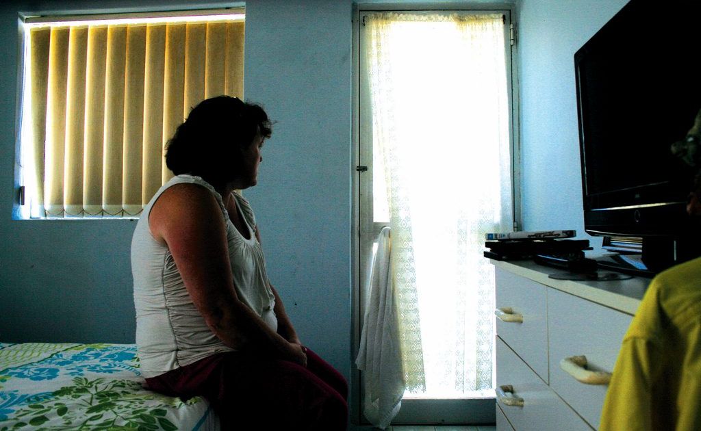 Tracey was in bed when a man entered the bedroom via the balcony last week. Tracey was in bed when a man entered the bedroom via the balcony last week.