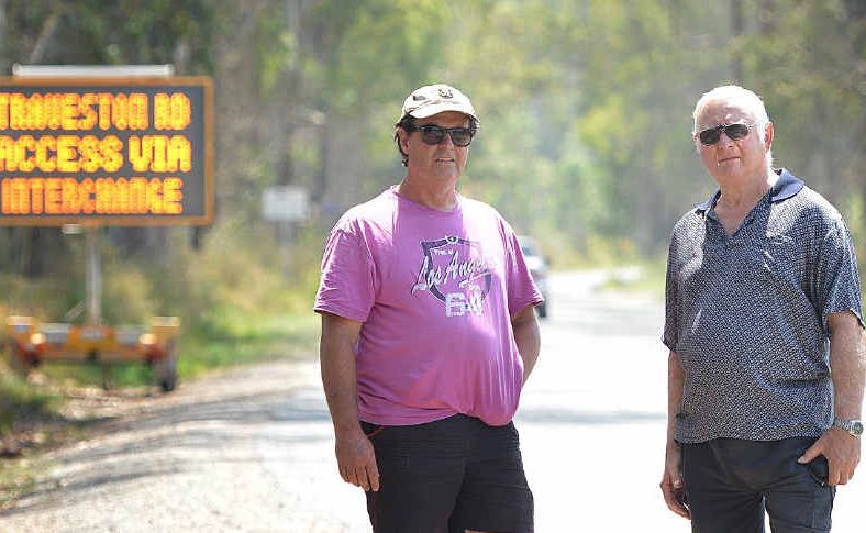 Glen Corrie and Carlo Riva not happy about possible emergency service delays. Glen Corrie and Carlo Riva not happy about possible emergency service delays.