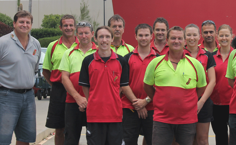 ALL HANDS ON DECK: The team from Porters, Jason Turner, Steve Deller, Peter Barrett, Brad Thomas, Nicky Ruddell, Lee McNicol, Gayle Jeffries, Tracey Spillane, Adam Spicer, Adam Bradley, Ray Francke, Francesco Leo, Andrew Butler and Chase Webber.
ALL HANDS ON DECK: The team from Porters, Jason Turner, Steve Deller, Peter Barrett, Brad Thomas, Nicky Ruddell, Lee McNicol, Gayle Jeffries, Tracey Spillane, Adam Spicer, Adam Bradley, Ray Francke, Francesco Leo, Andrew Butler and Chase Webber.