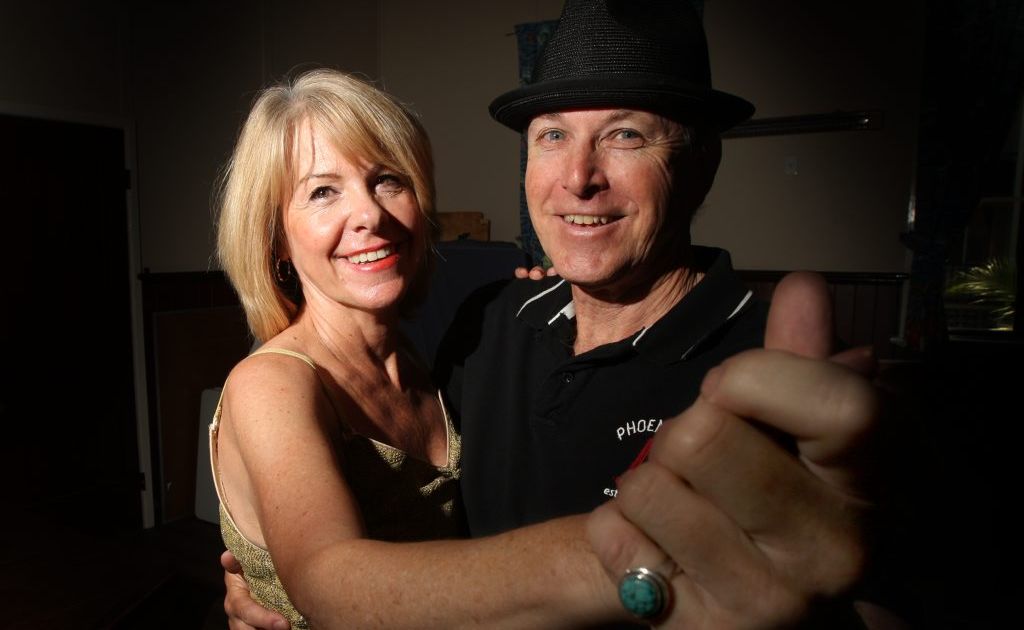 Lynn Gunn and Peter Leroy are teaching obese kids salsa to help them lose weight. Photo: Blainey Woodham / Daily News Lynn Gunn and Peter Leroy are teaching obese kids salsa to help them lose weight. Photo: Blainey Woodham / Daily News