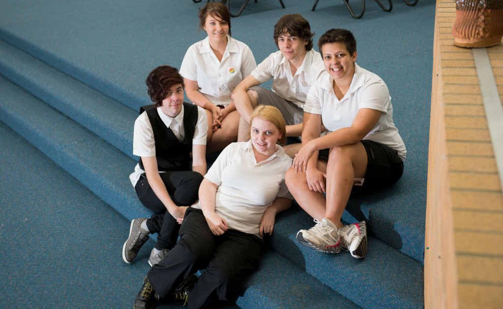 Alliance members Dylan Stiens, Jasmine Cridge, Michael McDonald, Jade McFayden, Liselle Tanner. Photo: Trevor Veale Alliance members Dylan Stiens, Jasmine Cridge, Michael McDonald, Jade McFayden, Liselle Tanner. Photo: Trevor Veale
