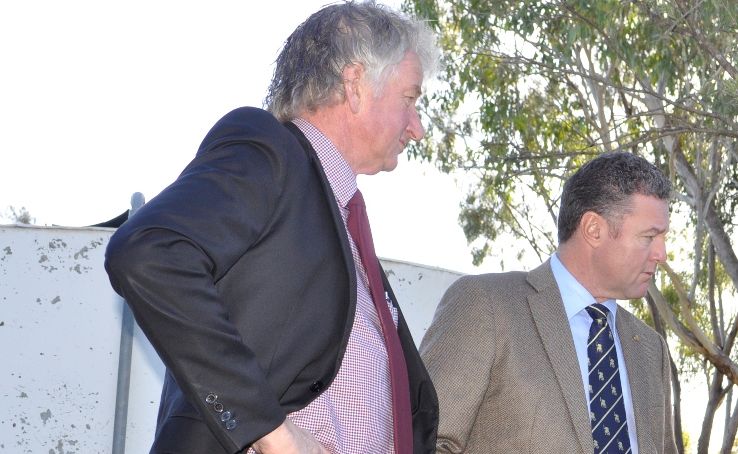 SWAPPED: Member for Condamine Ray Hopper with Education Minister John-Paul Langbroek at a visit to Dalby State High School's Bunya Campus earlier this year. Photo: Gen Kennedy / Dalby Herald SWAPPED: Member for Condamine Ray Hopper with Education Minister John-Paul Langbroek at a visit to Dalby State High School's Bunya Campus earlier this year. Photo: Gen Kennedy / Dalby Herald