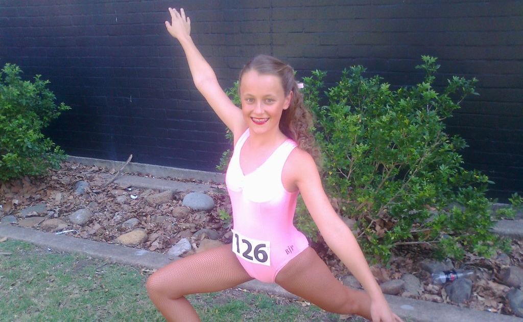 Mikayla O'Mahony, 12, poses after performing at the 2012 Physical Culture National Championships. Mikayla O'Mahony, 12, poses after performing at the 2012 Physical Culture National Championships.
