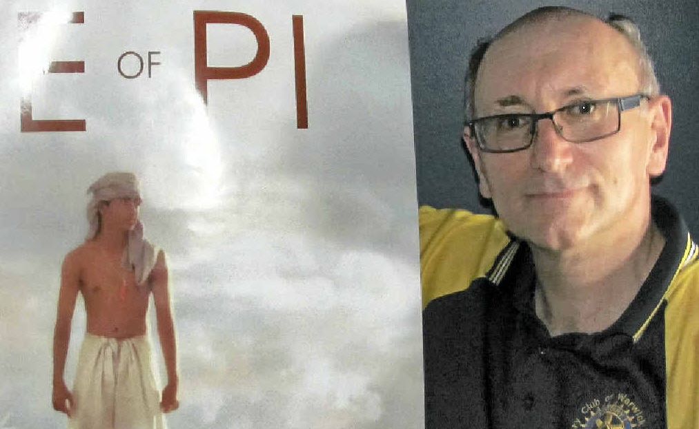 Peter Rodeck with a poster for the premiere of Life of Pi on Thursday. Peter Rodeck with a poster for the premiere of Life of Pi on Thursday.
