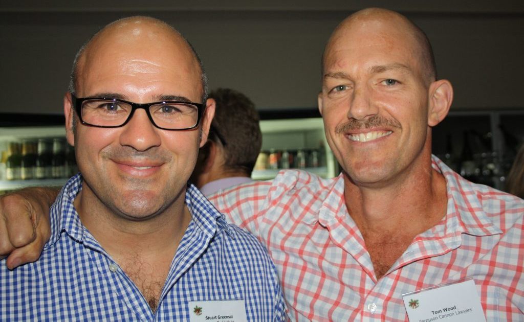 Stuart Greensill, left, of HTW and Tom Wood of Ferguson Cannon Lawyers at the HTW Christmas party at Mooloolaba Yacht Club Photo: Erle Levey / Sunshine Coast Daily Stuart Greensill, left, of HTW and Tom Wood of Ferguson Cannon Lawyers at the HTW Christmas party at Mooloolaba Yacht Club Photo: Erle Levey / Sunshine Coast Daily