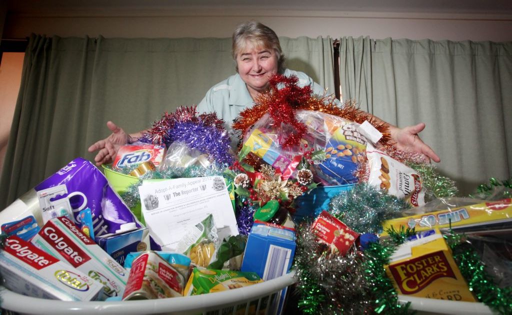 Colleen Benson from Logan East Community Neighbourhood Centre where they are rallying up donations for the Adopt-A-Family appeal. Photo: Inga Williams / The Reporter Colleen Benson from Logan East Community Neighbourhood Centre where they are rallying up donations for the Adopt-A-Family appeal. Photo: Inga Williams / The Reporter