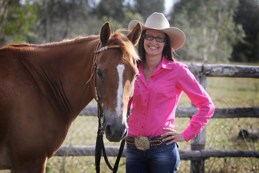 Stacey Freeman with Billy is pretty in pink for the barrell racing championships this weekend. Stacey Freeman with Billy is pretty in pink for the barrell racing championships this weekend.