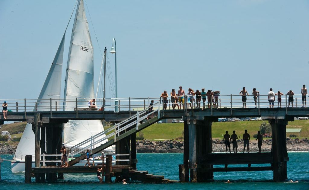 There's always plenty of action at the Jetty when summer comes around. Photo: Rob Wright / The Coffs Coast Advocate There's always plenty of action at the Jetty when summer comes around. Photo: Rob Wright / The Coffs Coast Advocate