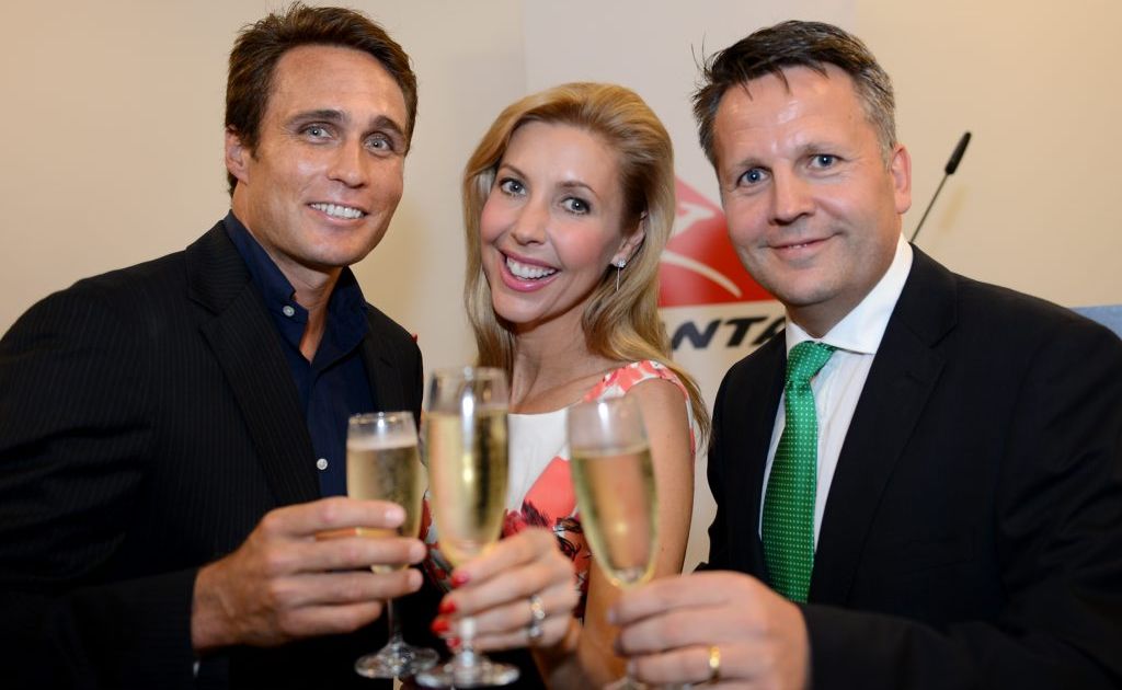 Ky Hurst, Katrina Roundtree and Peter Collyns enjoy the event Ky Hurst, Katrina Roundtree and Peter Collyns enjoy the event
