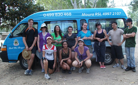 HELPING HAND QUT students gave a ‘big lift’ to Moura this week. HELPING HAND QUT students gave a ‘big lift’ to Moura this week.