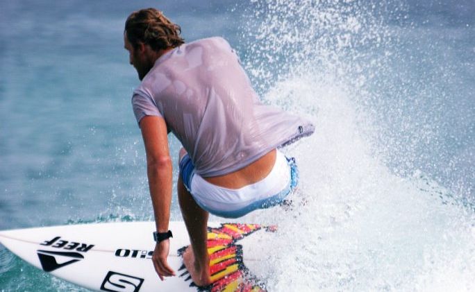 There's no place to hide at Snapper Rocks. There's no place to hide at Snapper Rocks.