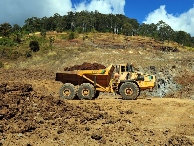 the Kin Kin Quarry Site. the Kin Kin Quarry Site.