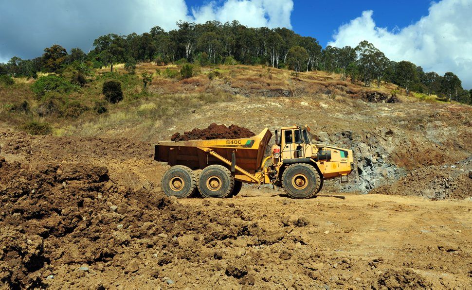 the Kin Kin Quarry Site. the Kin Kin Quarry Site.