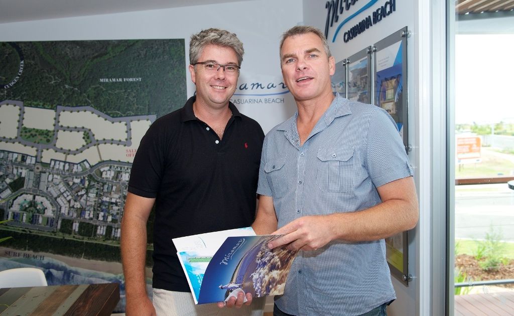 Scott Carpenter and Dave Gullis at the Miramar launch. Scott Carpenter and Dave Gullis at the Miramar launch.