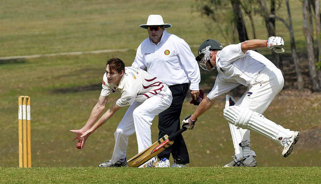 QUICK RETURN: Laidley run-scoring machine Mick Sippel makes his ground during last weekend’s Premier League match against Centrals. Sippel remained 117 not out. QUICK RETURN: Laidley run-scoring machine Mick Sippel makes his ground during last weekend’s Premier League match against Centrals. Sippel remained 117 not out.