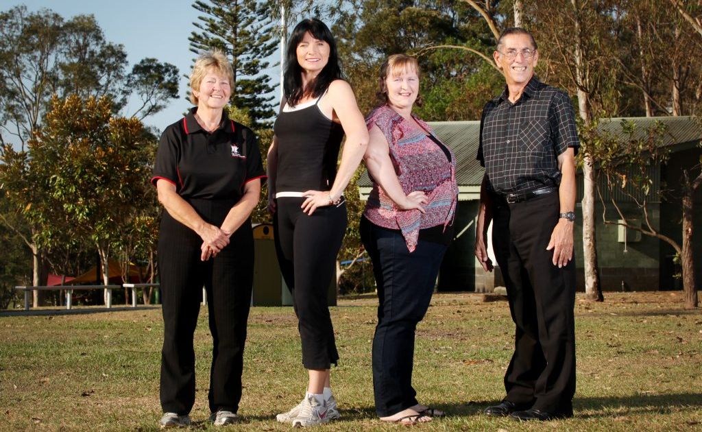 Margaret Cuylenburg, Letita Elliot, Louise Hert and Geoff Cuylenburg are determined to reverse the figures of obesity in Queensland. Photo: Inga Williams / The Reporter Margaret Cuylenburg, Letita Elliot, Louise Hert and Geoff Cuylenburg are determined to reverse the figures of obesity in Queensland. Photo: Inga Williams / The Reporter