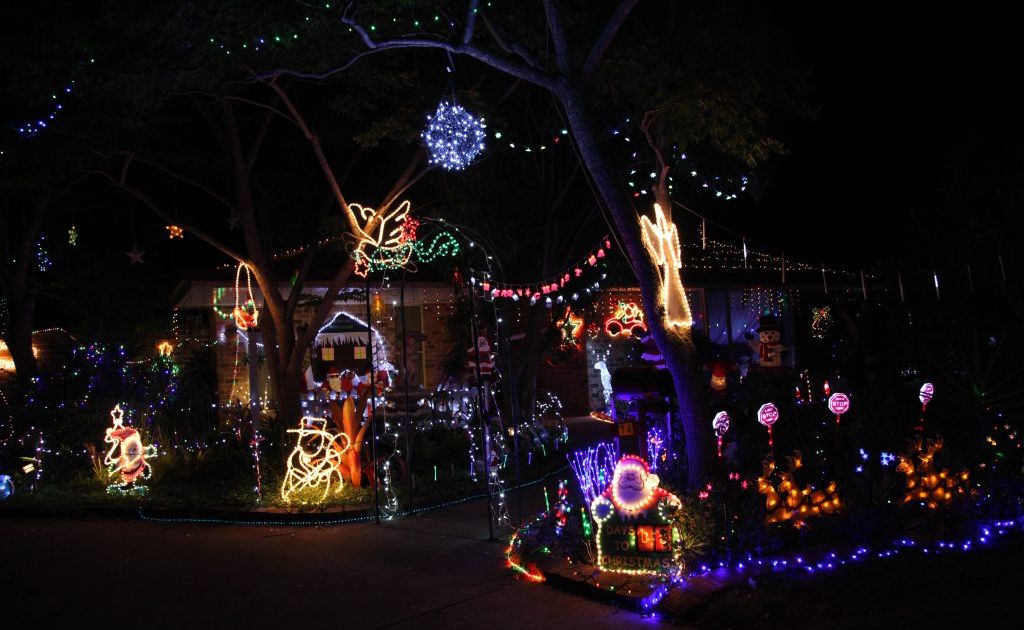 MERRY CHRISTMAS: The winning urban residential home in the Kingaroy Light Up competition at 14 Cowrie Drive. MERRY CHRISTMAS: The winning urban residential home in the Kingaroy Light Up competition at 14 Cowrie Drive.