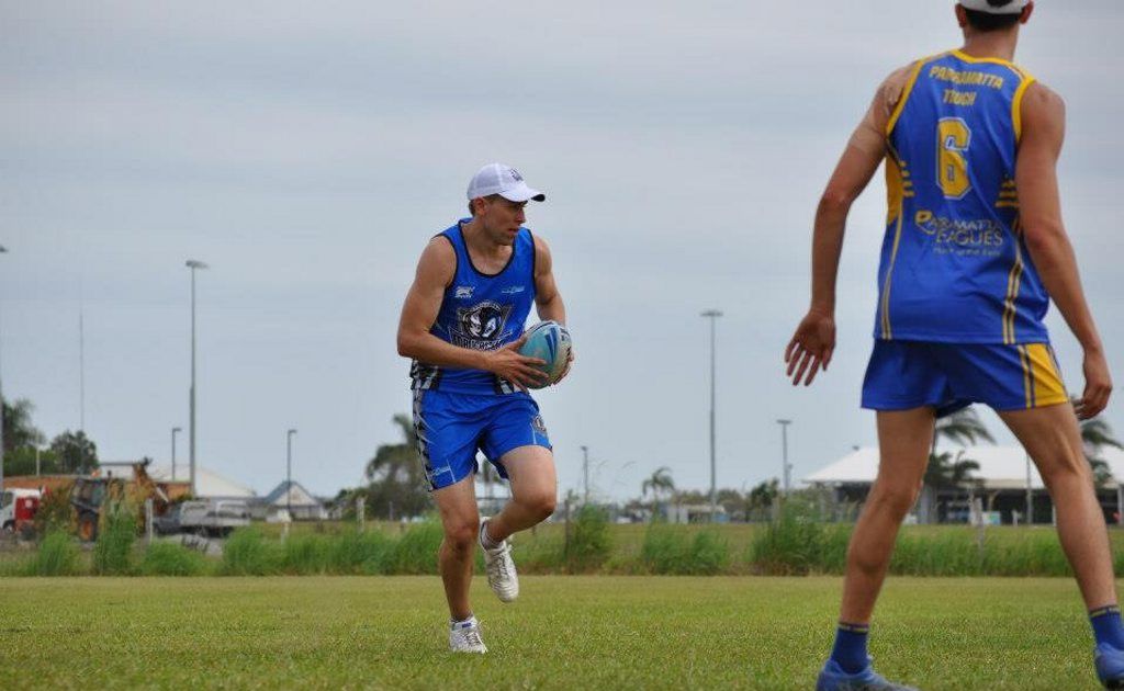 Club Captain Mitch Alexander runs the ball in a game against Parramatta. Photo: Contributed Club Captain Mitch Alexander runs the ball in a game against Parramatta. Photo: Contributed
