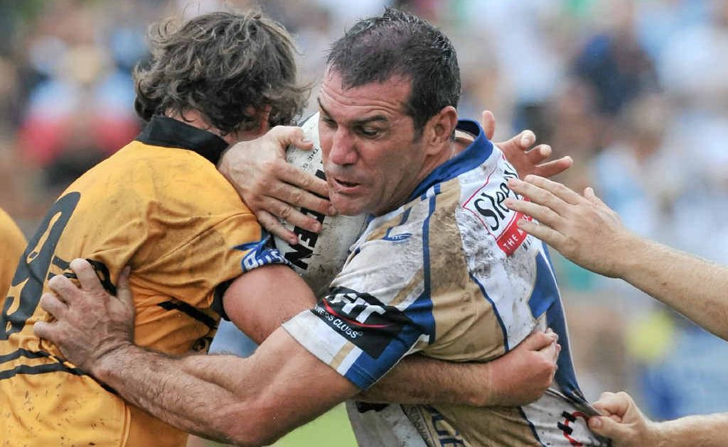 Scott Sattler in action earlier this year during a Men of League Allstars match. Photo: Brett Wortman / Sunshine Coast Daily Scott Sattler in action earlier this year during a Men of League Allstars match. Photo: Brett Wortman / Sunshine Coast Daily