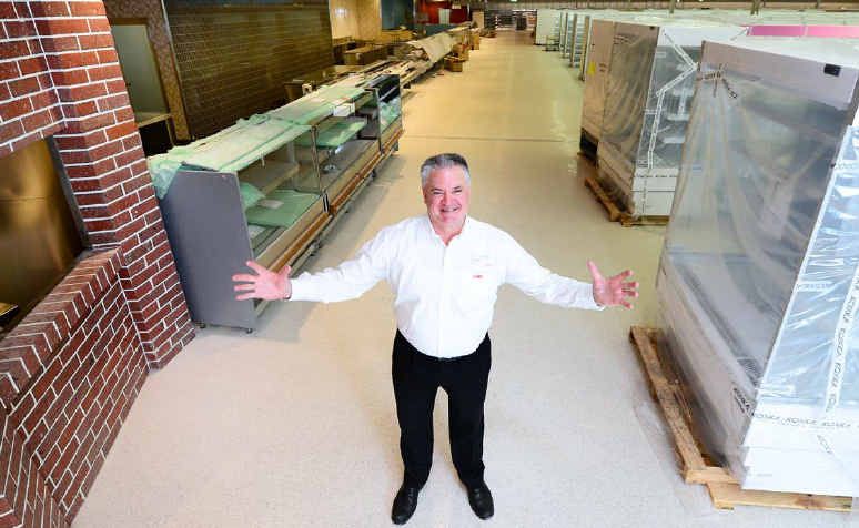 OPENING NEARS: Store manager Ken Lothian is excited that the new Ipswich CBD Coles is nearing completion. OPENING NEARS: Store manager Ken Lothian is excited that the new Ipswich CBD Coles is nearing completion.