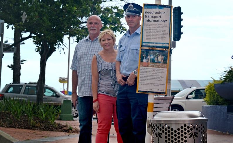 Wayne Thompson, Gail O'Neill and Srg Bill Kaz. Photo: Blainey Woodham / Daily News Wayne Thompson, Gail O'Neill and Srg Bill Kaz. Photo: Blainey Woodham / Daily News