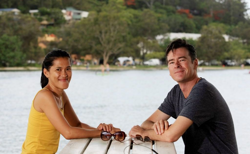 Mari Beth Rabano and Brian Greenfield are comfortable with their bodies Photo: Blainey Woodham / Daily News Mari Beth Rabano and Brian Greenfield are comfortable with their bodies Photo: Blainey Woodham / Daily News