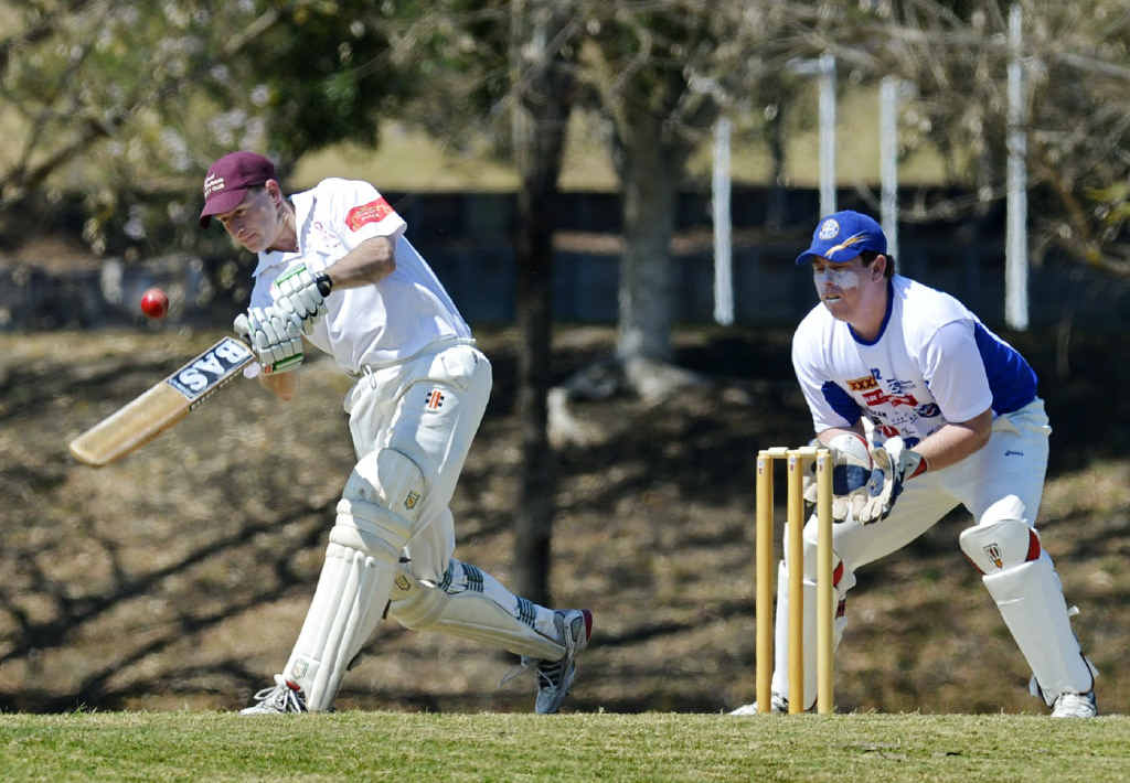 BATTING ON: Centrals cricketer Wayne Jones continues to be an important contributor at the club. Right: The handy allrounder receives a batch of cakes marking his 150-game milestone. BATTING ON: Centrals cricketer Wayne Jones continues to be an important contributor at the club. Right: The handy allrounder receives a batch of cakes marking his 150-game milestone.