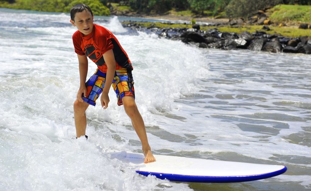 LEARNING FAST: Michael Symmons enjoying the waves at Nielson Park. Photo: Ben Turnbull / NewsMail LEARNING FAST: Michael Symmons enjoying the waves at Nielson Park. Photo: Ben Turnbull / NewsMail