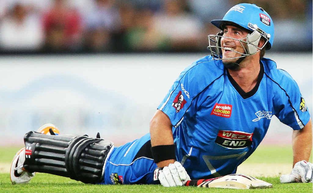 STRIKING SWITCH: Nathan Reardon is enjoying himself with the Adelaide Strikers this summer. STRIKING SWITCH: Nathan Reardon is enjoying himself with the Adelaide Strikers this summer.