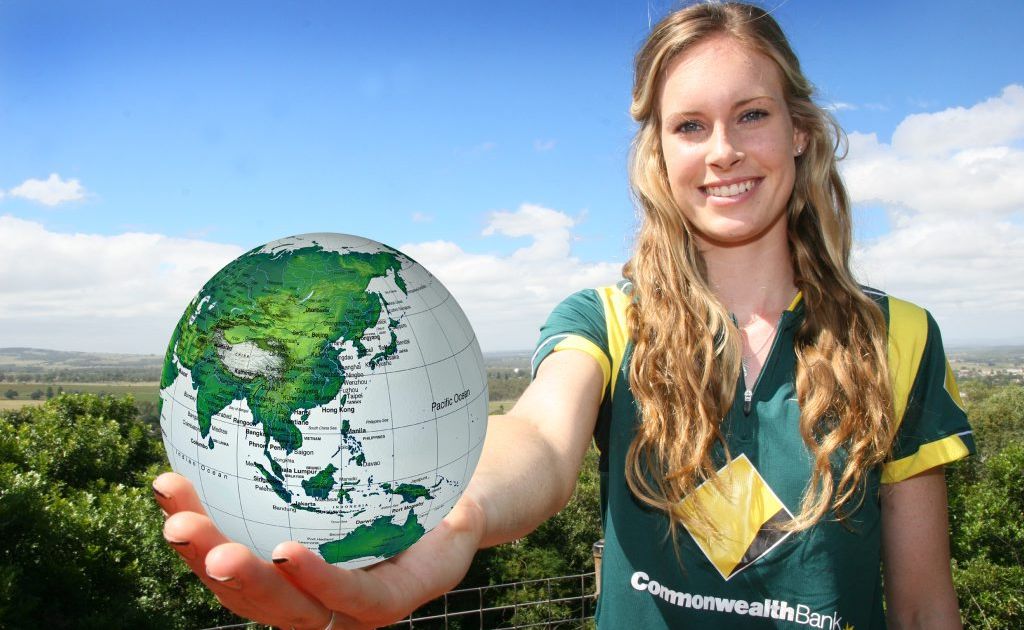 OFF TO THE WORLD CUP: Kingaroy's Holly Ferling has the world in her hands after being selected to the Australian women's cricket World Cup squad to play in India. OFF TO THE WORLD CUP: Kingaroy's Holly Ferling has the world in her hands after being selected to the Australian women's cricket World Cup squad to play in India.