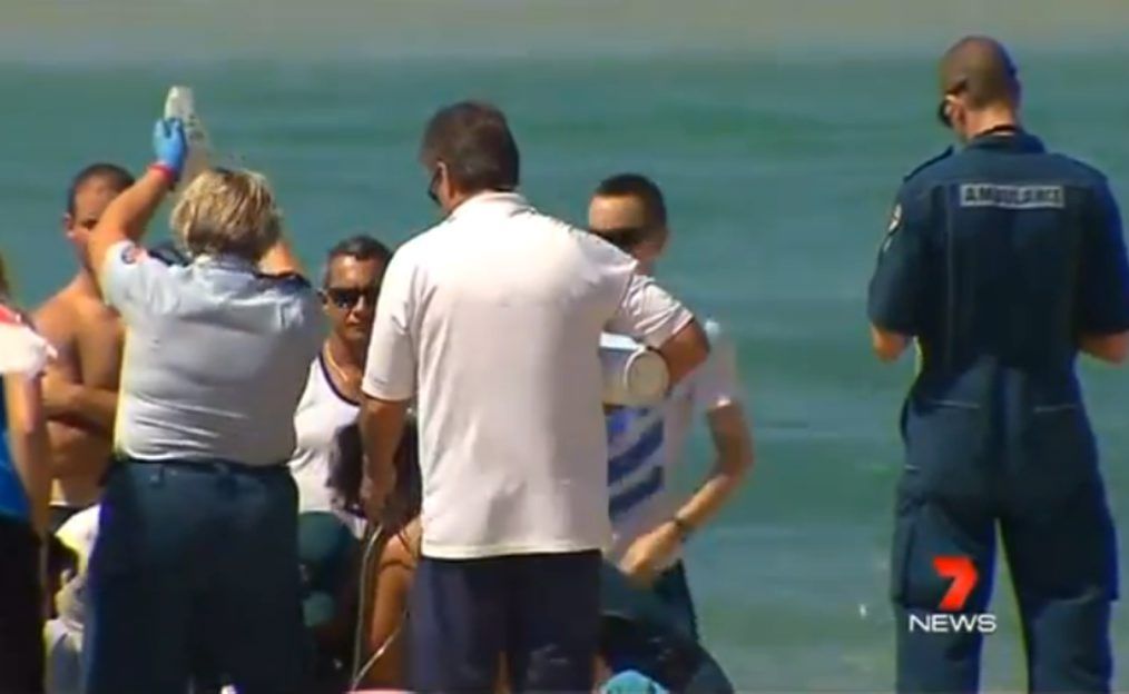 A man was found unconscious in the water at Kirra Beach. A man was found unconscious in the water at Kirra Beach.