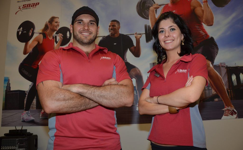 ON THE UP: Personal trainer Joel Wolski and Bri Costanzo said enquiries and gym sign ups are on the rise as locals make their resolutions a reality. ON THE UP: Personal trainer Joel Wolski and Bri Costanzo said enquiries and gym sign ups are on the rise as locals make their resolutions a reality.